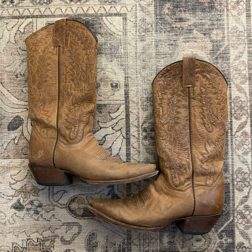 Dan Post ‘Santa Rosa’ Snip Toe Cowboy Boots - Size 6.5